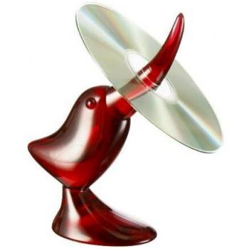 Genie Birdy Acryl Zoo CD-Halter (massiv, Vogel)