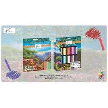 Fine Art Nassau Pastelcrayons – 24 x Zacht, Assortiment