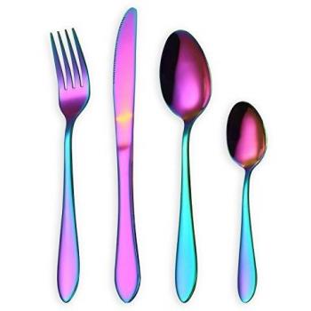 Elegant 24‑Piece Stainless Steel Dinner Cutlery Set – Hotel Grade