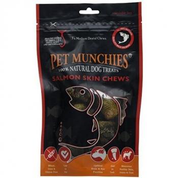 Pet Munchies Salmon Dog Treats Salmon Skin