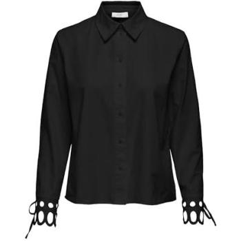 Jacqueline De Yong Langarmshirt Schwarz
