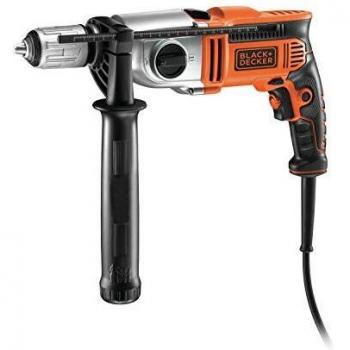 Taladro percutor 1100W BLACK+DECKER KR1102K-QS con 2 velocidades y maletín