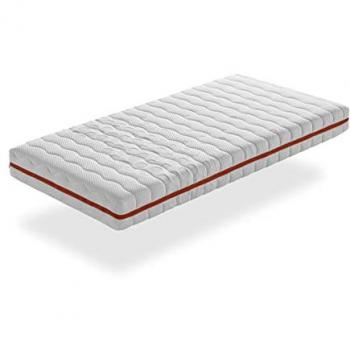 Colchón 70x160 cm para cama infantil, altura 18 cm, Gea Visco viscoelástico, desenfundable, ideal para camas nido y Montessori