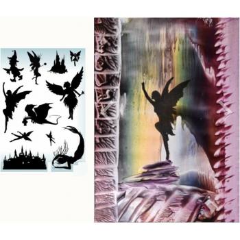 Fairy Silicone Stamp for DIY Projects A404