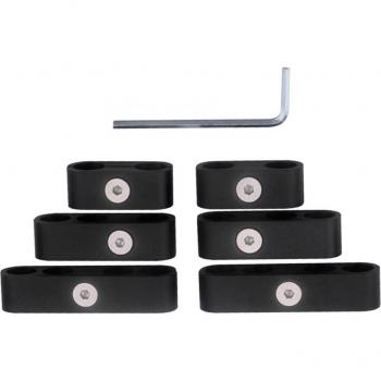 6pcs SBC 350 Spark Plug Wire Looms for 7mm 8mm 9.5mm