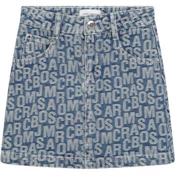 Jupe droite fille Marc Jacobs en denim 5A Bleu