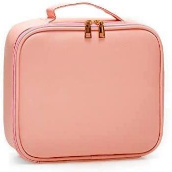 Kosmetische Box für Make-up, Portable Organizer Tasche (Rosa)