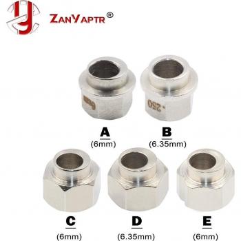 5Pcs Openbuilds Excentrieke Kolom Isolatie 3D Printer Onderdelen Zeshoekige Boring 5MM Hoog V Groef RVS