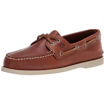 Sperry Top-Sider Herren A/O 2-Eye Leder Bootsschuh, Tan, 41.5 EU