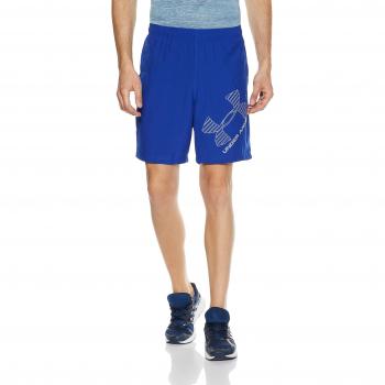 Under Armour UA 8 Pantaloncino Woven Graphic Uomo, Blu
