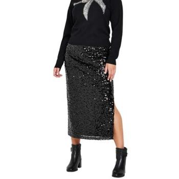 Size 18 Sequin Midi Dress Skirt – Black