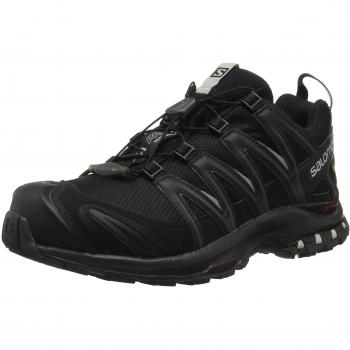 Salomon XA PRO 3D GTX, Scarpe da Trail Running Donna, Nero/Mineral Grey, 39 1/3 EU