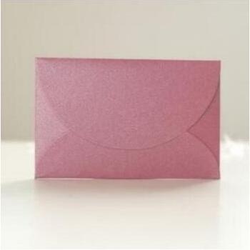 Enveloppes d’invitation miniatures, papier blanc vintage perlée – Mariage, Noël (50 unités)