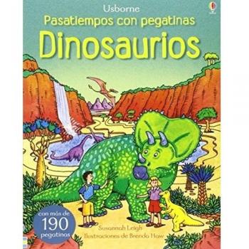 PASATIEMPOS CON PEGATINAS: DINOSAURIOS