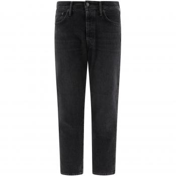 Acne Studios Mens Clothing Jeans Black Ss24, Black male, Sizes: W31, W34, W33, W32