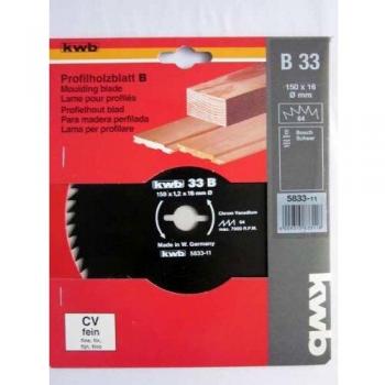 Lame KWB 150 mm pour scie circulaire
