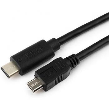Cable Adaptador USB 1.8 m Micro USB B a USB C Negro