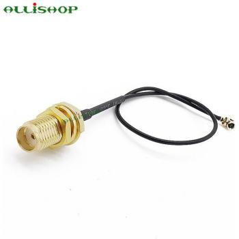 Conector UFL a SMA Espiral IPX 1,13 – Cable Pigtail para AP PCI y Teléfono Inalámbrico