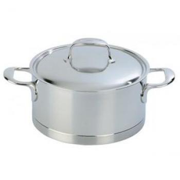 Demeyere Atlantis 7 Faitout Bas Inox 4L 22 Cm
