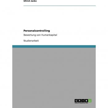 Janke, Ullrich: Personalcontrolling