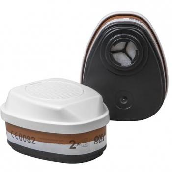Sealey Respirator Filter Cartridges A2 P3 R D Pack of 2