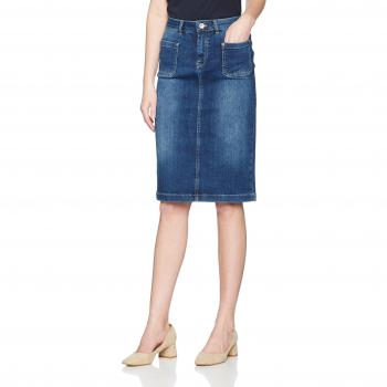 More & More Damen Regular Rock, Blau