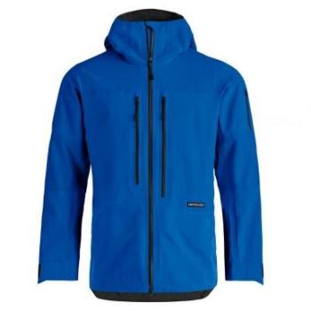 Herren Ravine Free 3L Hooded Jacket – Blau (ORTOVOX)