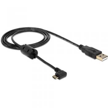 Delock 83250 USB-A zu Micro-B Kabel gewinkelt 270° 1m
