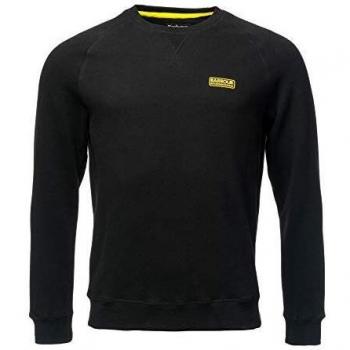 Barbour International Essential Black Crew for Men