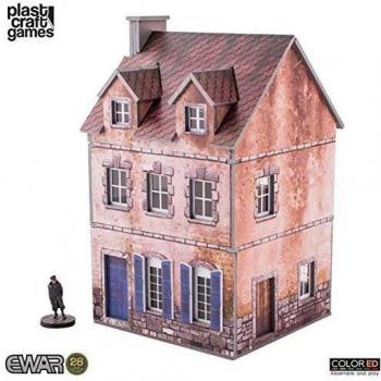 PLAST CRAFT GAMES: MINIATURA EDIFICIO DOS NIVELES