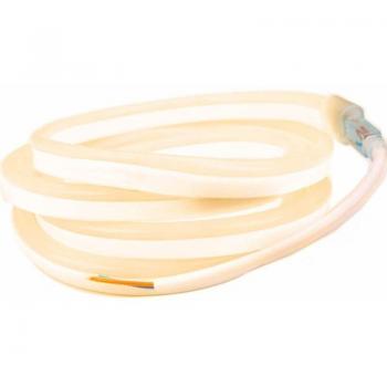 Ruban LED néon flexible 12 V EPISTAR 2835, 120 LEDs/m, 5 m, blanc chaud, étanche IP67 + transformateur