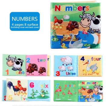 Early Educational Soft Cloth Book for Infants (0-12 Months)