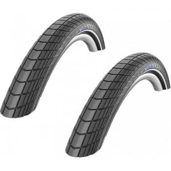 Schwalbe pneumatika Big Apple 24x2.0 RaceGuard černá, s reflexem