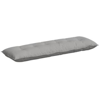 Support dorsal gris nuage 160 × 19 × 50 cm – tissu extensible