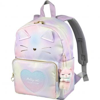 Scuola Elementare Zaino con Gatto e Glitter