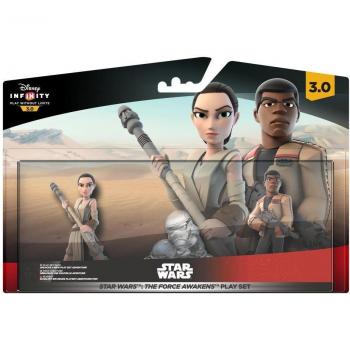 DISNEY INFINITY 3.0 STAR WARS:THE FORCE AWAKENS PLAY SET REY Y FINN A ESTRENAR
