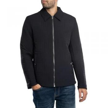 Mens Black Harrington Jacke – Ted Baker L in Schwarz