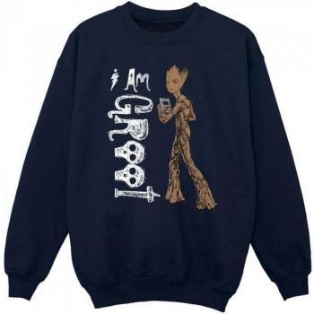 Sudadera de algodón para niña I Am Teenage Groot