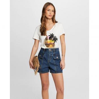 Morgan Camiseta Estilo Casual Femenina