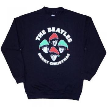 Navy Beatle Xmas Hoodie XXL Adult