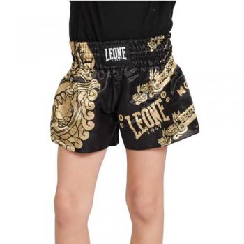 Leone1947 Pantalones Cortos Kick-thai Negro M Hombre