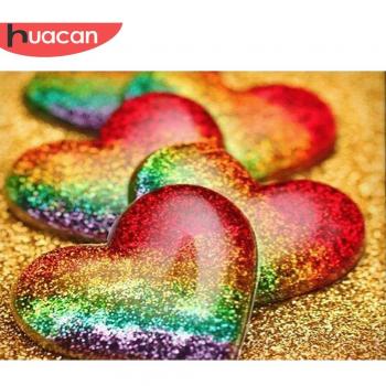 Decoración de Casa: Pintura Diamante Corazón