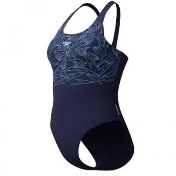 Speedo Lagoon Blue Muscleback One‑Piece