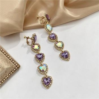 Clips de Diamantes en Forma de Corazón
