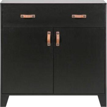 Woood Dian Schrank mit Türen Schwarz