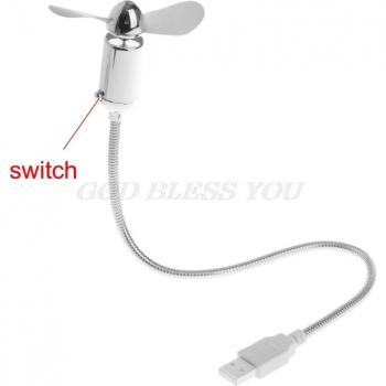 Flexible USB Laptop Fan with On/Off Switch