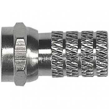 Tappo F CFS 4‑00 4,7 mm di Axing – Accessorio per Ricevitore TV Argento