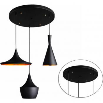 Base de suspension vintage en aluminium