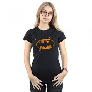 DC Comics Black Women's Batman Logo T-Shirt