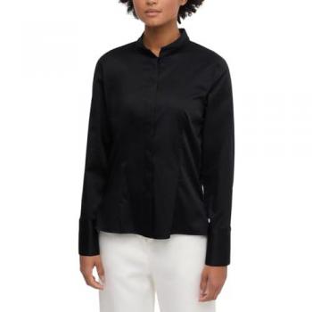 ETERNA Hemdbluse Fitted schwarz Damen Gr. 46
